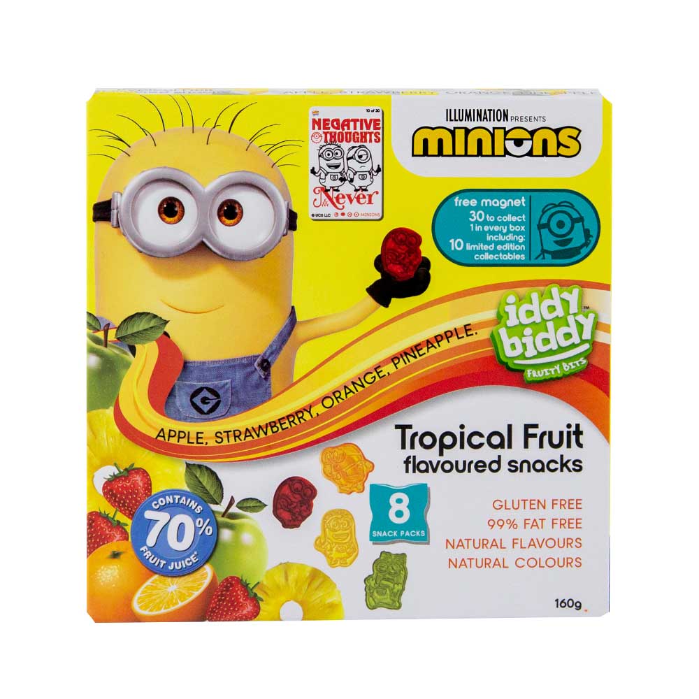 Grill Society - Wholesale Fruit snacks - IDDY BIDDY MINIONS FRUIT SNACKS0