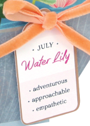 Up With Paper - Wholesale Everyday Greeting Card - Water Lily Pop-up Flower Card with Ribbon Embellishment1