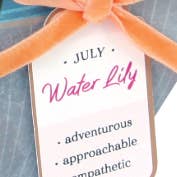 Up With Paper - Wholesale Everyday Greeting Card - Water Lily Pop-up Flower Card with Ribbon Embellishment1