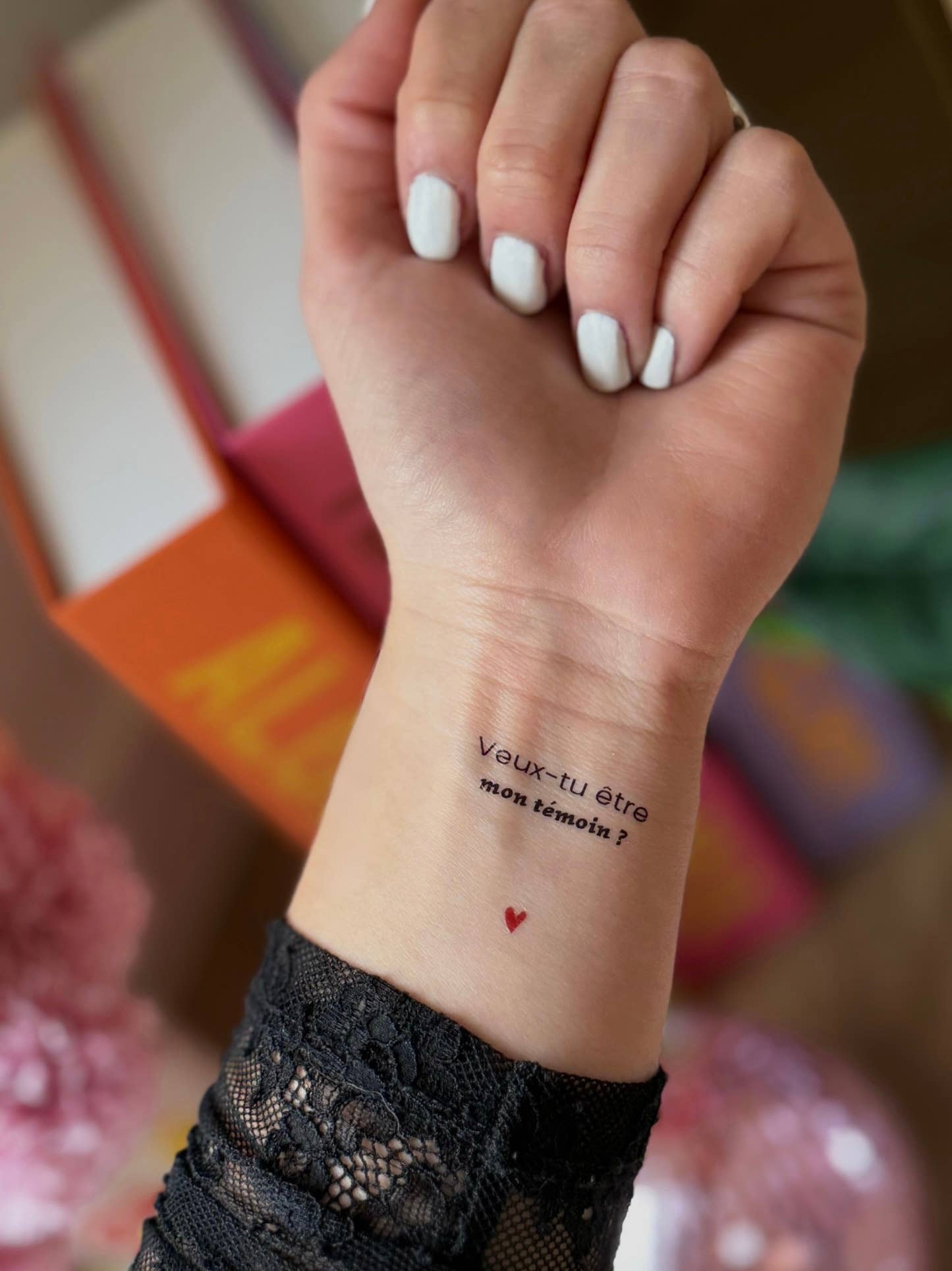 Sioou – Engroshandel Midlertidig tatovering – Vil du være mit vidne? x51