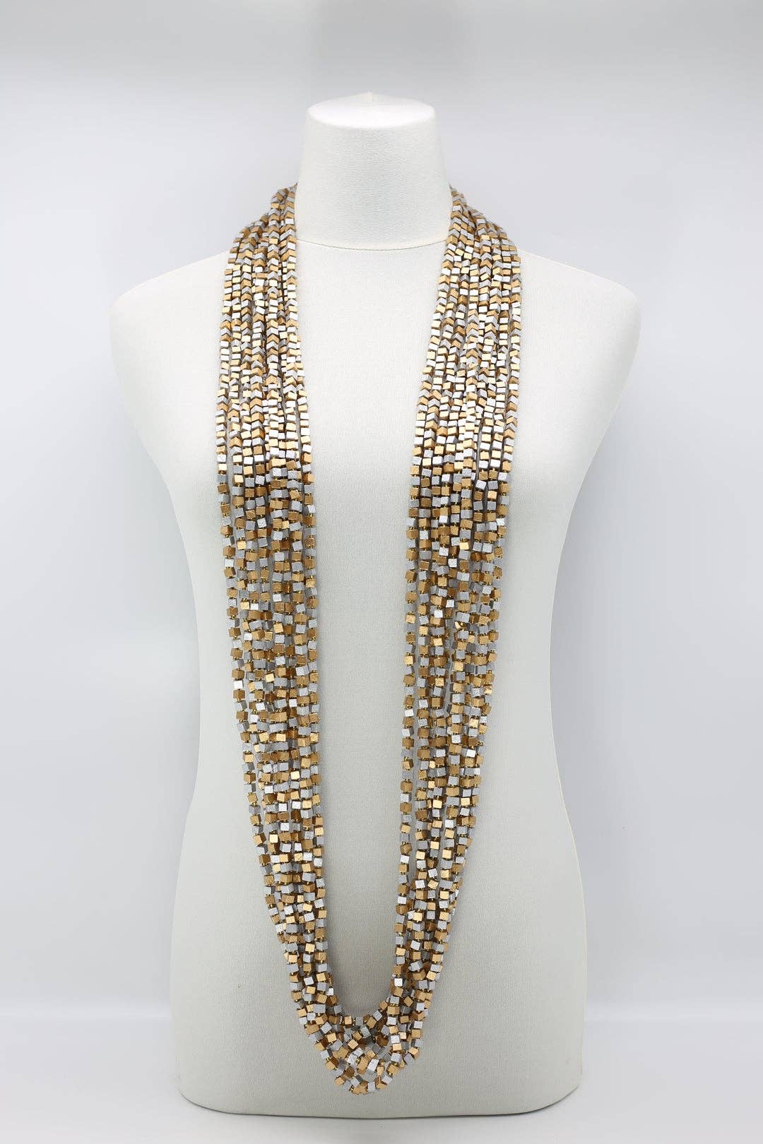 Jianhui London – Engroshandel Perlehalskæde – Den næste Pashmina halskæde Træperler - Mosaic Art51