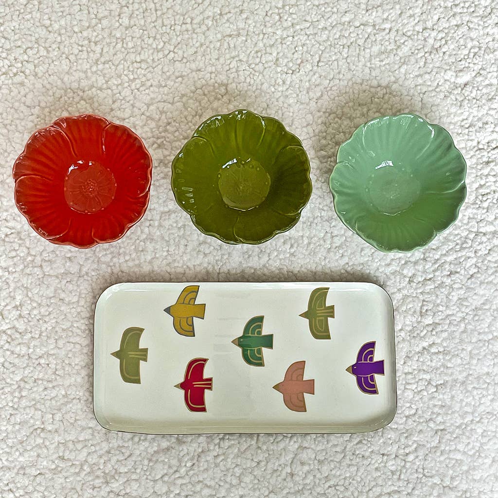 Opjet Paris - Venta al por mayor Artículo decorativo de mesa - Copa flor matcha D14 H6cm1