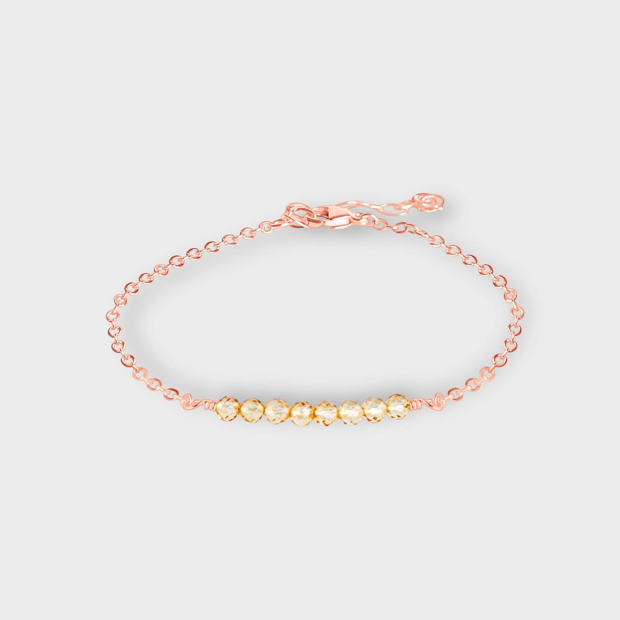 The Always Busy Mama - Wholesale Link & Chain Bracelet - Citrine Bracelet | Moments & Milestones1