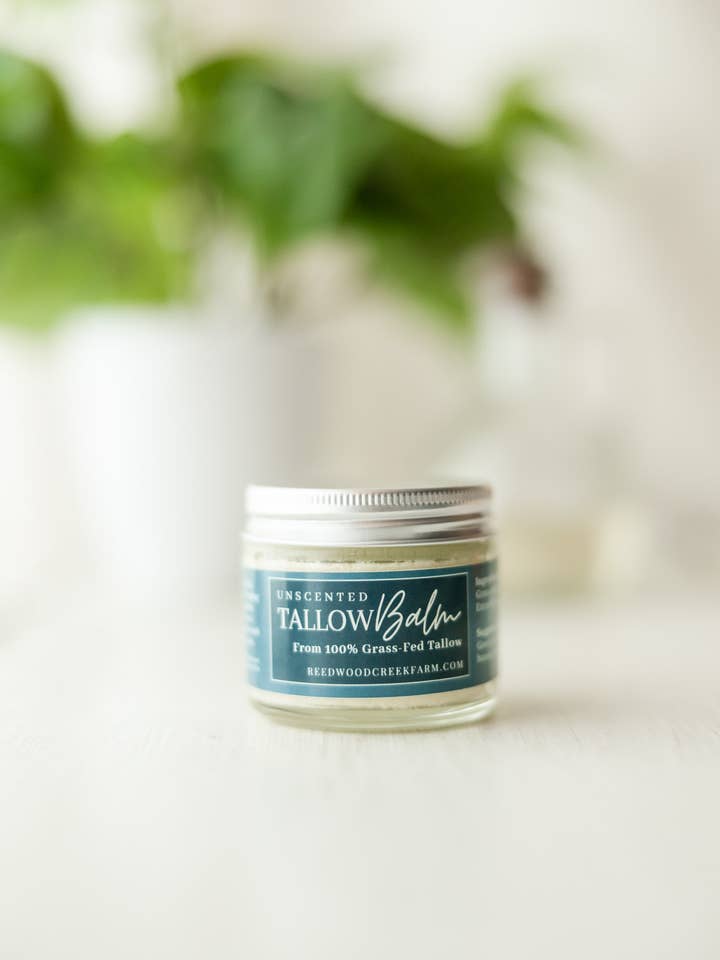 Unscented Tallow Balm for wholesale by Reedwood Creek Farm