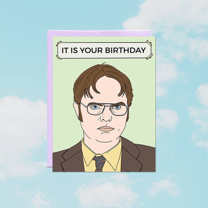 Party Mountain Paper co. - Wholesale Birthday Card - Dwight Birthday | Birthday Card