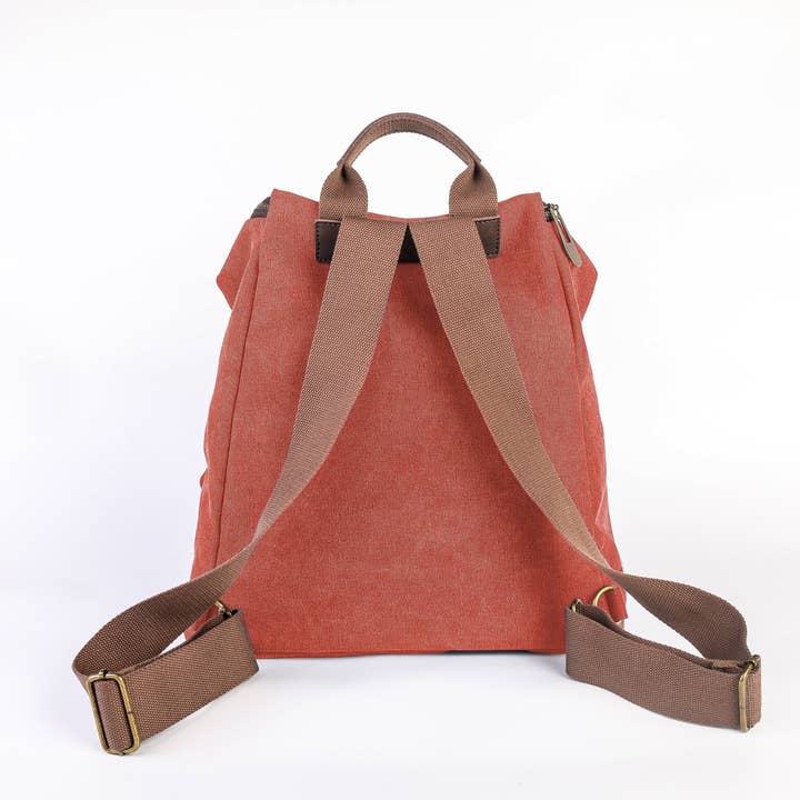 ZEDE PARIS - Vente Sac à dos – femme - SAINT-PAUL - Sac à dos en toile et cuir19