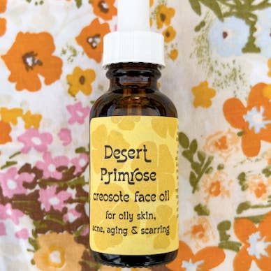 Sonoran Rosie - Venta al por mayor Aceite facial - Aceite facial creosota de onagra del desierto, 1 oz