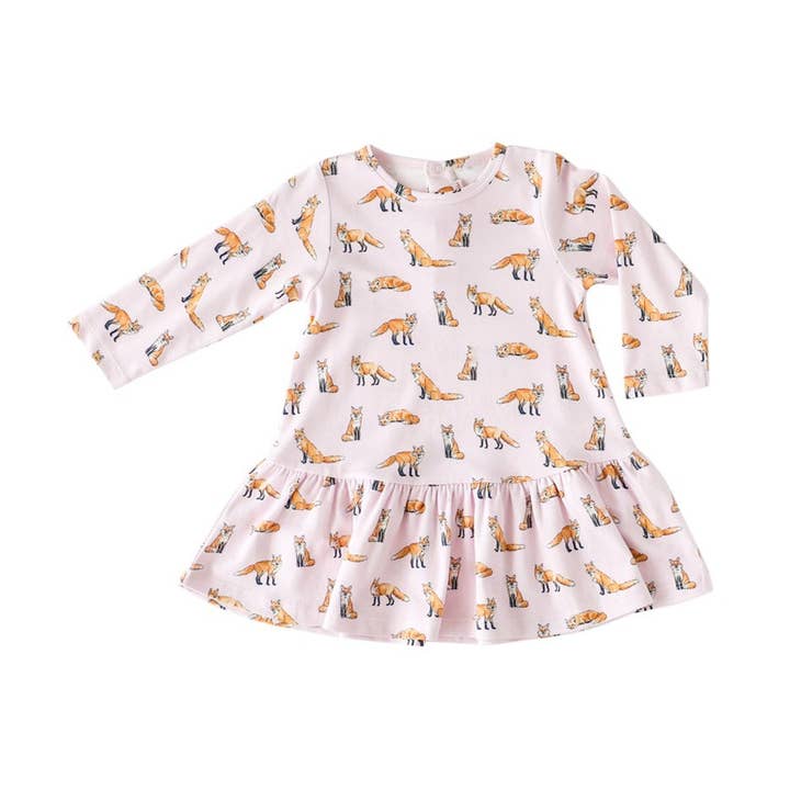 Vestido rosa Fox Swing por atacado de Pineapple Sunshine