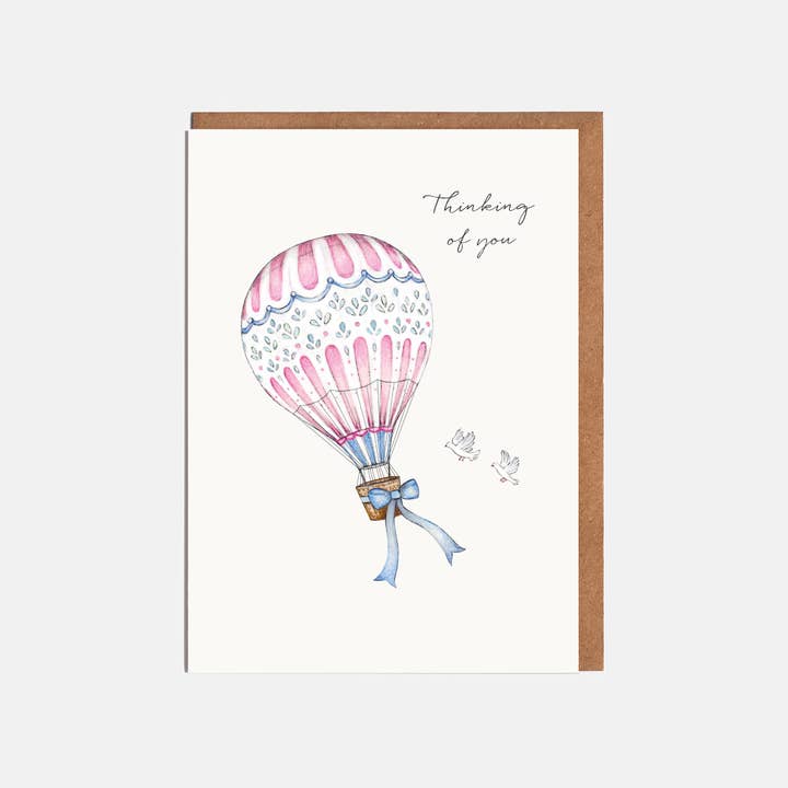 Luftballong Tänker på dig Kort - 'Tänker på dig' för wholesale av Lottie Murphy