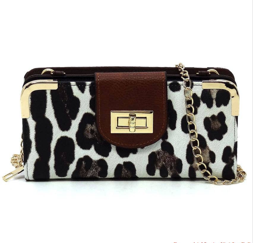 MiMi Wholesale - Wholesale Crossbody Bag - Women's - AD041 Turn Lock Crossbody Wallet6
