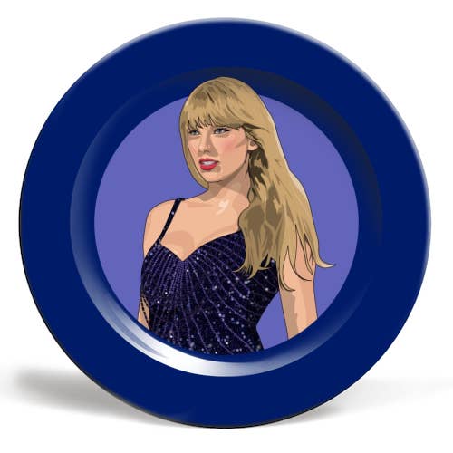 Plates 'Swift midnights Era illustration for wholesale by ART WOW