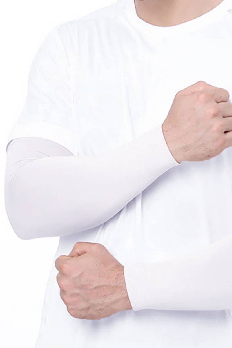 Cap Zone - Wholesale Sporting Accessories - Solid Color Unisex Elastic Solar UV Protector Arm Sleeves5