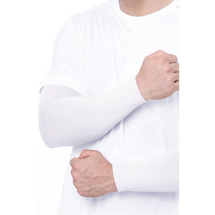 Cap Zone - Wholesale Sporting Accessories - Solid Color Unisex Elastic Solar UV Protector Arm Sleeves5