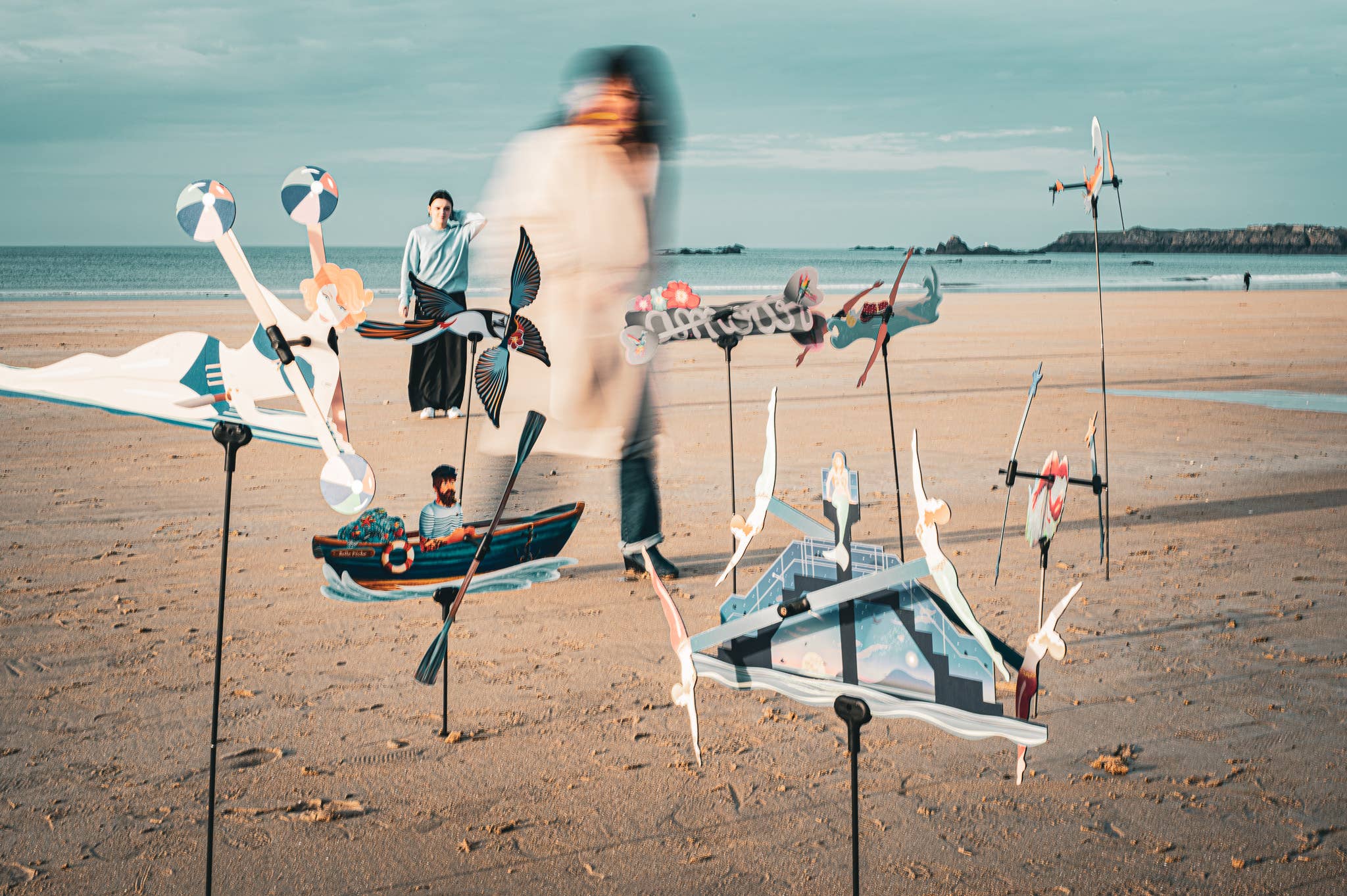 Les Ritournailes - Vente Moulins à vent - Girouette Coco Cannelle16