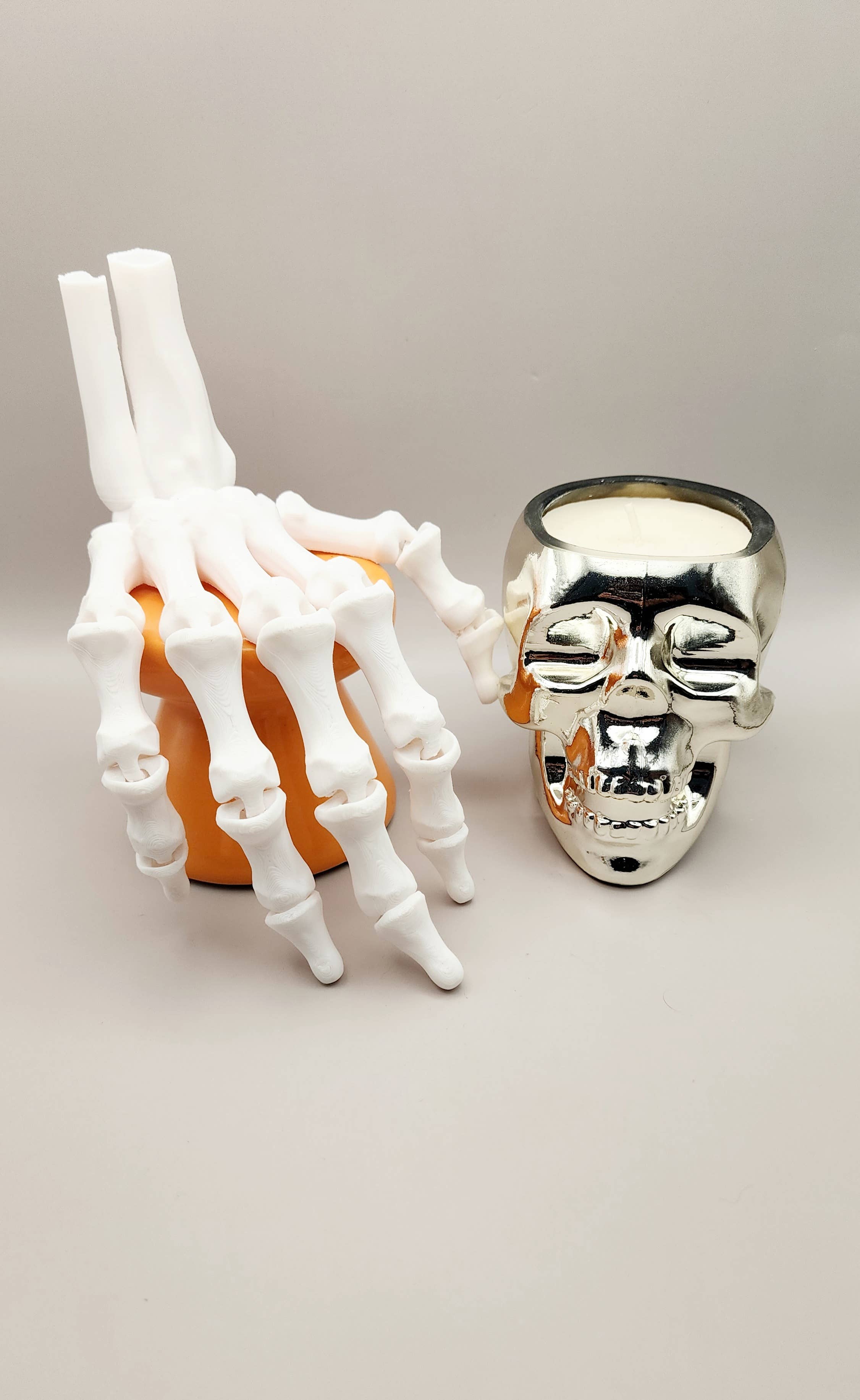 Crafty Wood Studios - Vente Décorations de table - Main de squelette articulée imprimée en 3D pour Halloween4