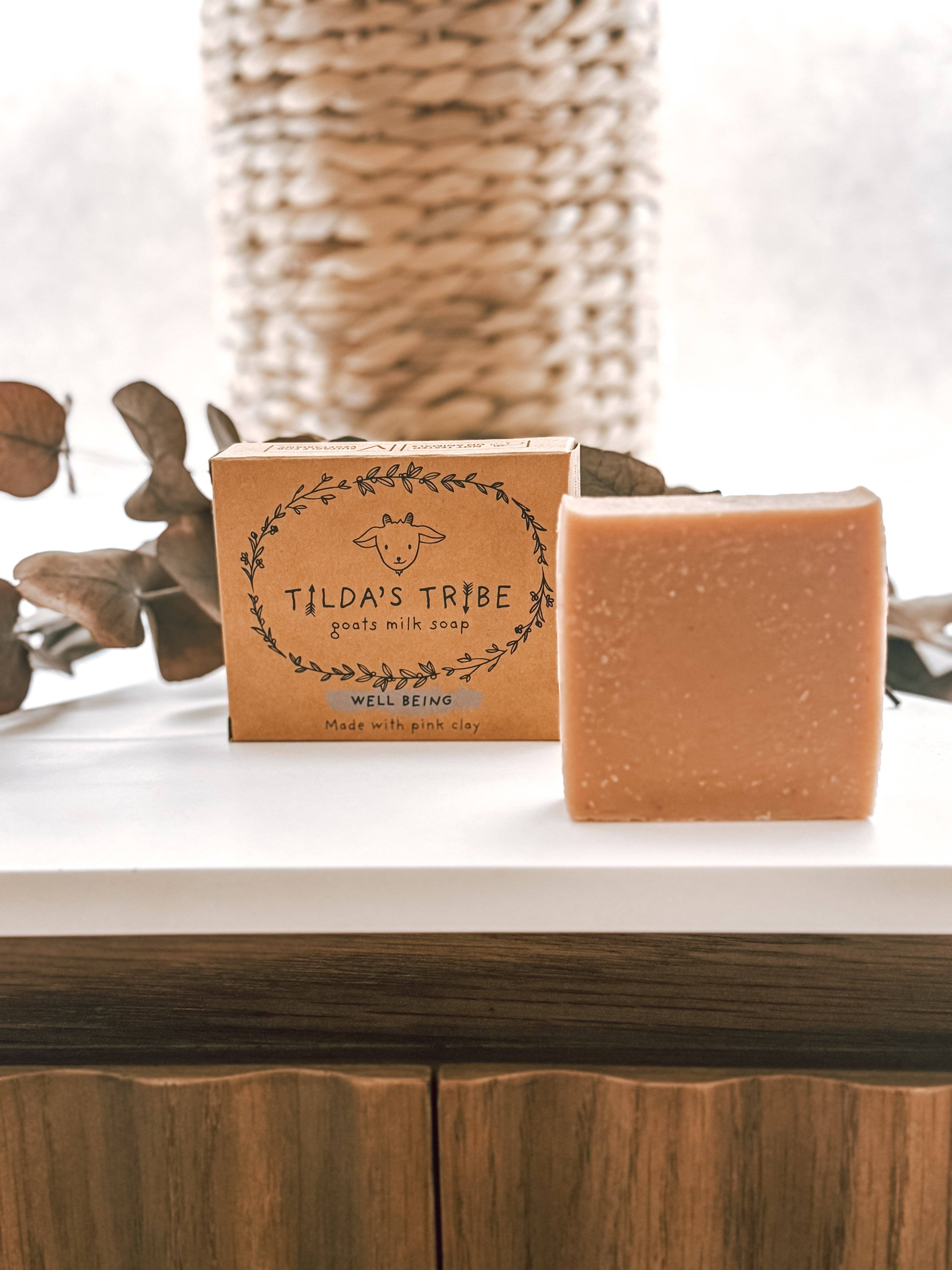 Tildas Tribe - Wholesale Bar Soap - Well Being Bar - Rosemary, Lavender, Eucalyptus & Pink Clay2