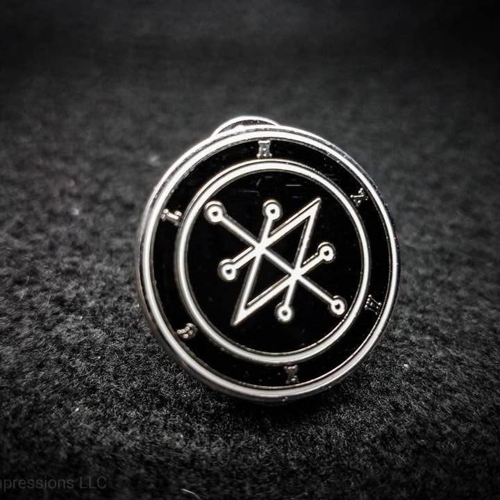 Goetic Impressions - Wholesale Lapel Pin/Button - Azazel Sigil Hard Enamel Pin5