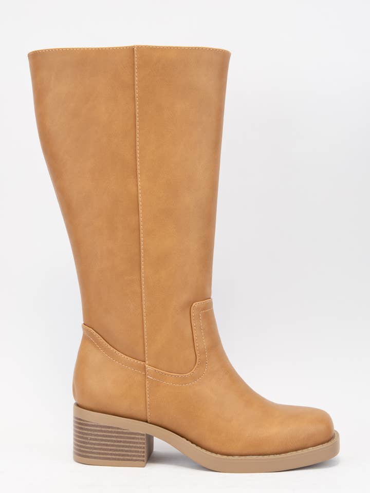 CCOCCI - Wholesale Boots - Women's - BELVIN MINIMAL DESIGN PULL-ON STYLE RIDING BOOTS4