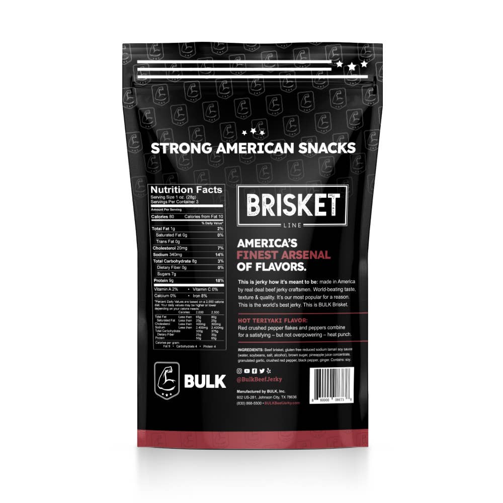 BULK Jerky - Wholesale Jerky - Brisket Beef Jerky - All Natural15