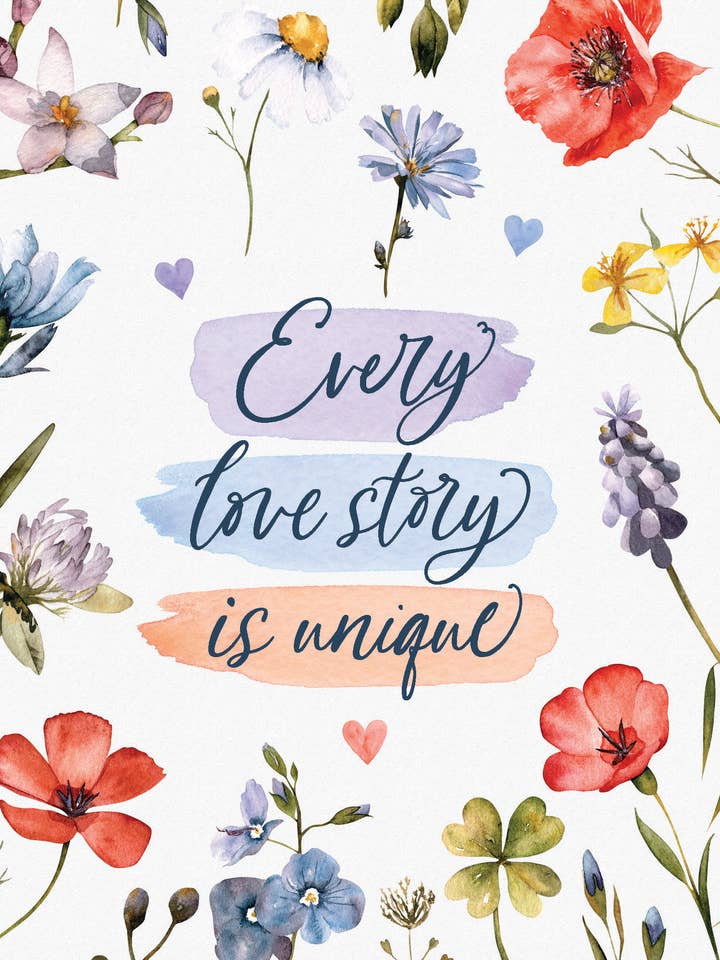 WD/Unique Love Story for wholesale by Greeting Cards by Norcard