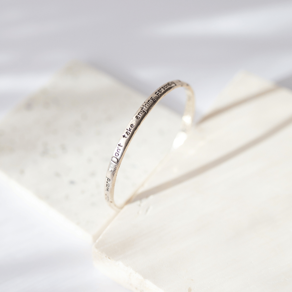 Jewelry Evolution - Wholesale Bangle Bracelet - The Four Agreements Bangle22