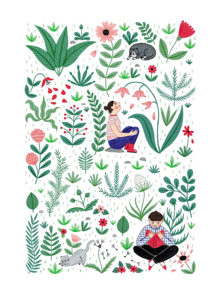 Nature Blooms Kunstdruck (A3) für den Großhandel von Holly Maguire