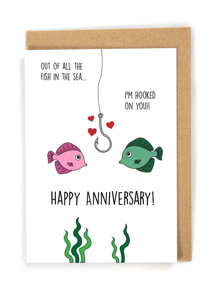 Söt jubileumskort för make för wholesale av DensenDesign