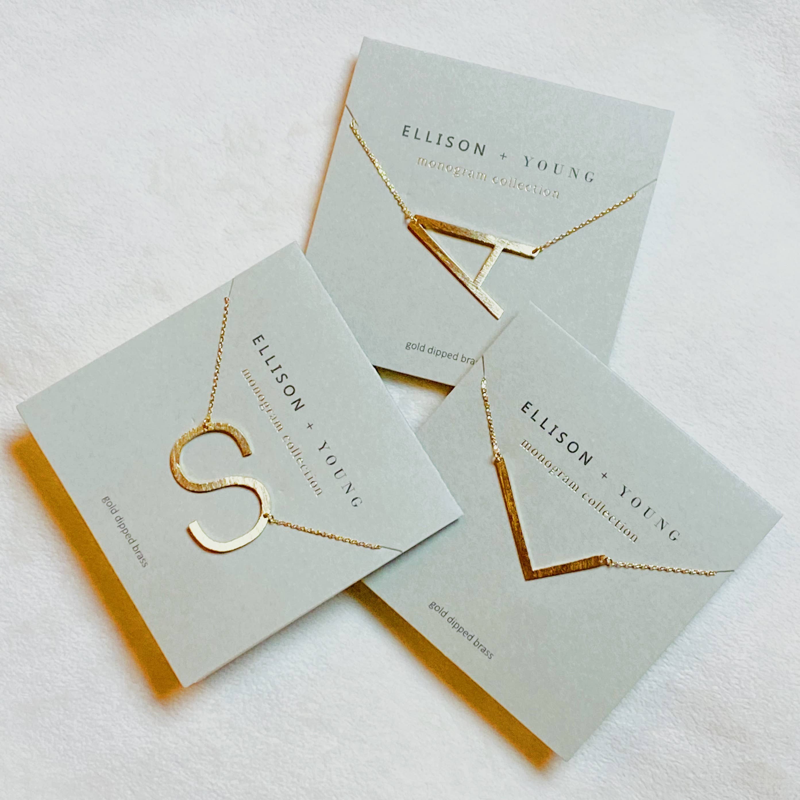 Ellison+Young - Wholesale Pendant/Charm Necklace - Monogram Collection Initial Necklace6