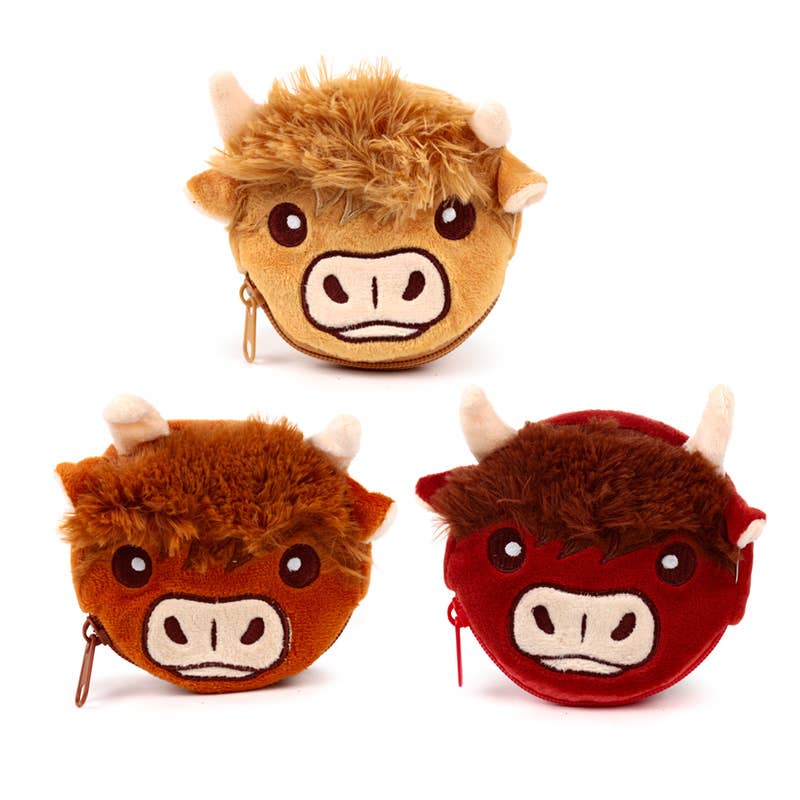 Puckator Ltd – wholesale Myntväska - Unisex – Highland Coo ko-myntbörs i mini-format1