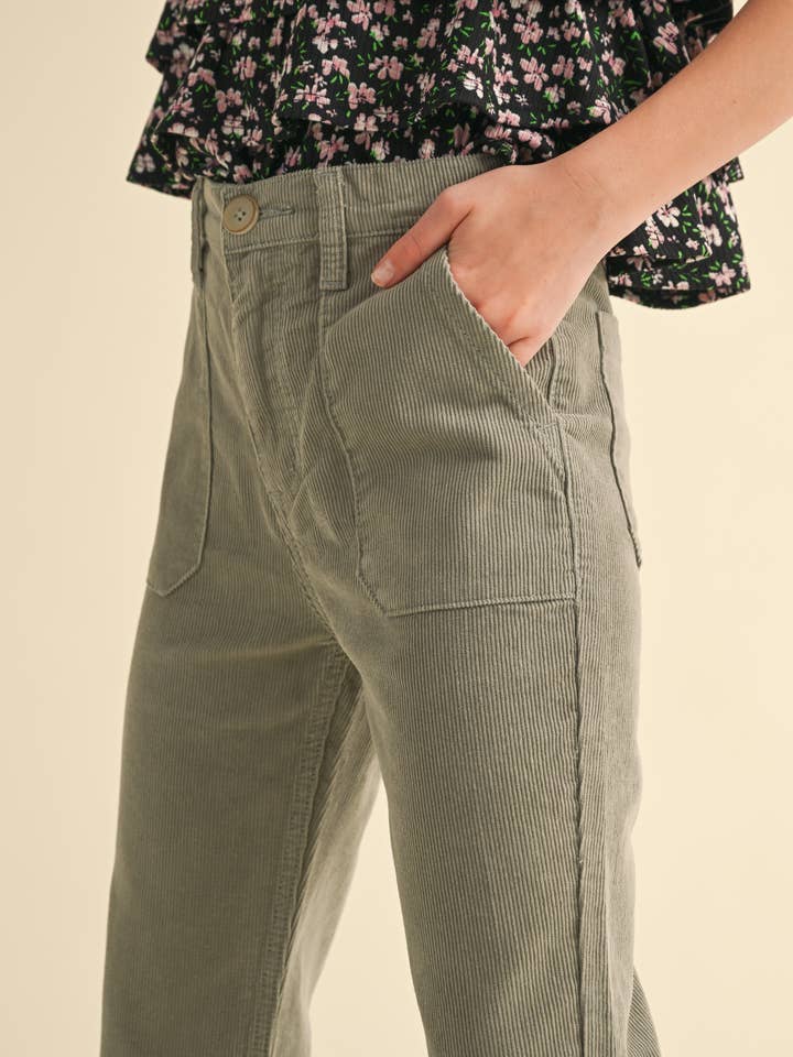 heart and arrow - Wholesale Pants - Kids - TWEEN GIRLS KIDS STRAIGHT LEG PANTS W/ PORKCHOP POCKET(7/14)