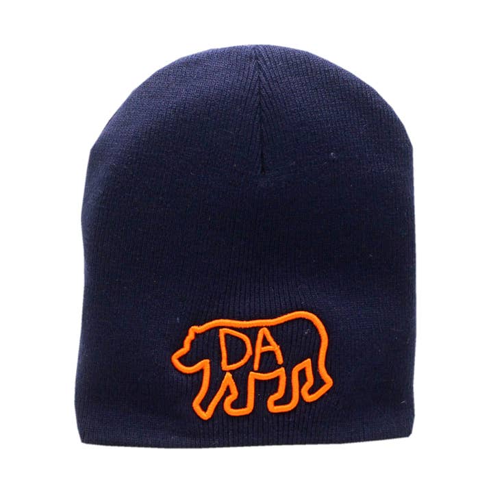 Da Bear® Knit Beanie in Navy for wholesale by Aisling