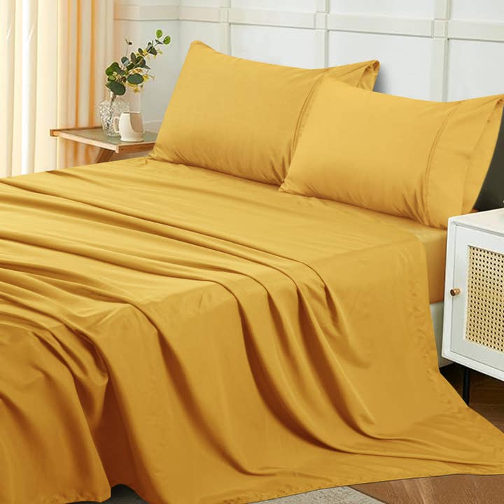 Cottonpassion_US - Wholesale Sheet Set - Sheet Set 4 Pcs Brushed Microfiber Deep Pocket Bed Sheet Set119