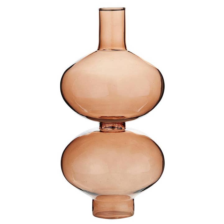 Glass Bubble Vase - Large - Brown for wholesale by Santa Barbara Design Studio by Creative Brands