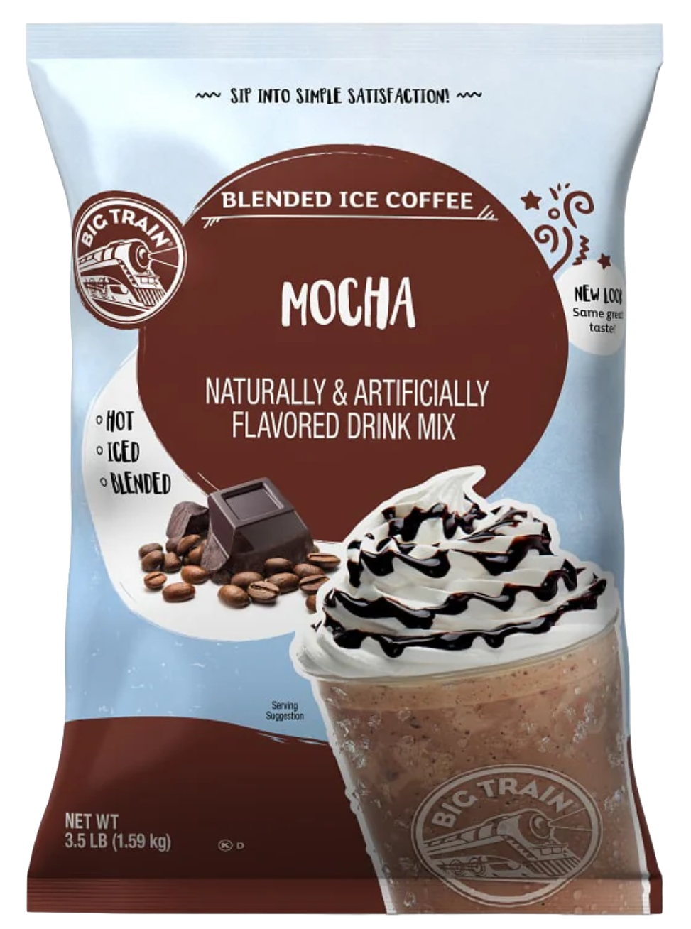 Dark Canyon Coffee Company - Wholesale Iced Coffee/Cold Brew - Big Train Mocha Blended Ice Coffee Beverage Mix1