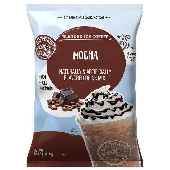 Dark Canyon Coffee Company - Wholesale Iced Coffee/Cold Brew - Big Train Mocha Blended Ice Coffee Beverage Mix1