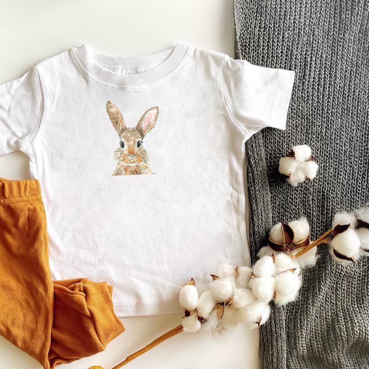 Bunny Toddler T-shirt - Personalized T-shirt for wholesale by WLDFLWR Studio