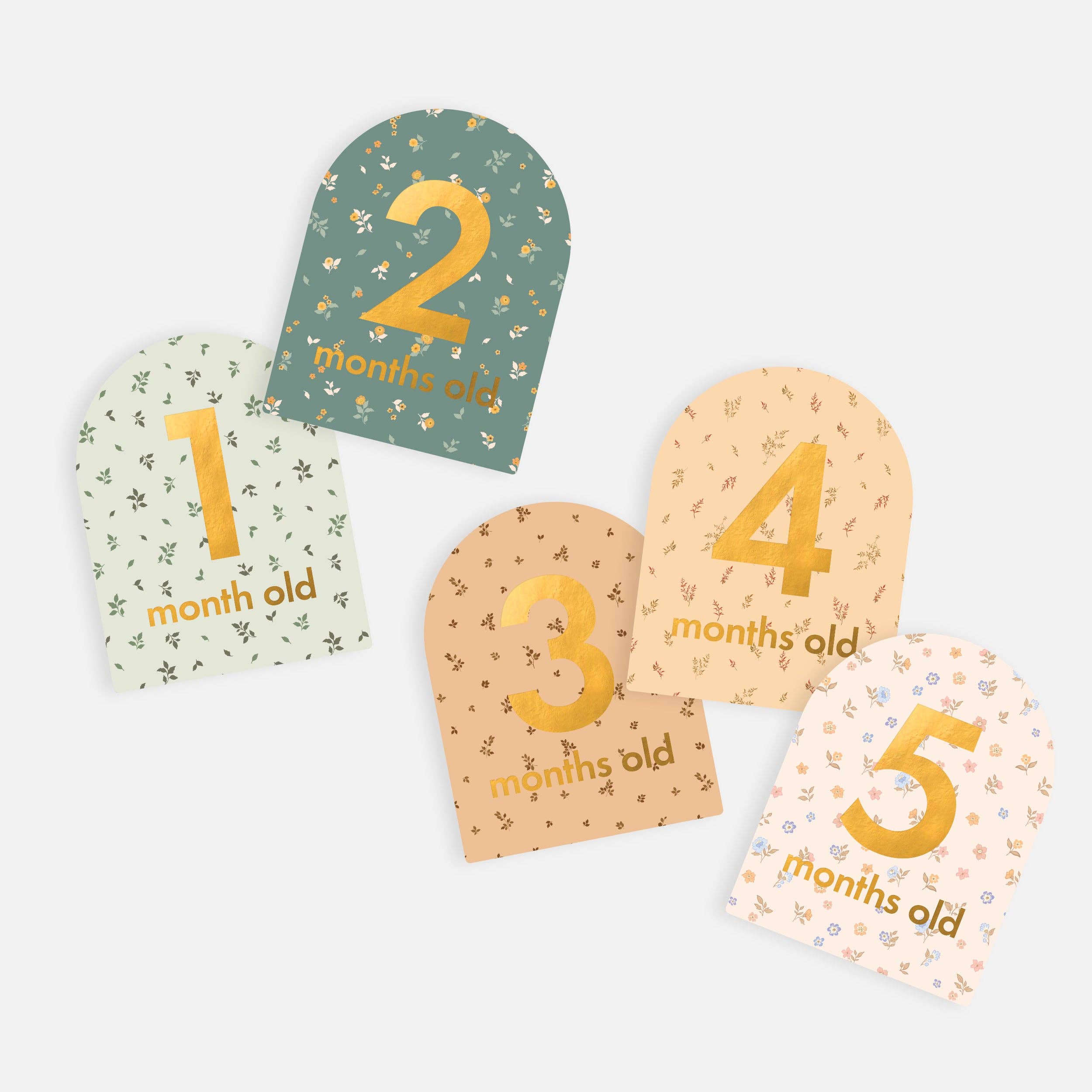 Fox & Fallow - Wholesale Milestone art/keepsake – Child & baby - Baby Milestone Cards Broderie3