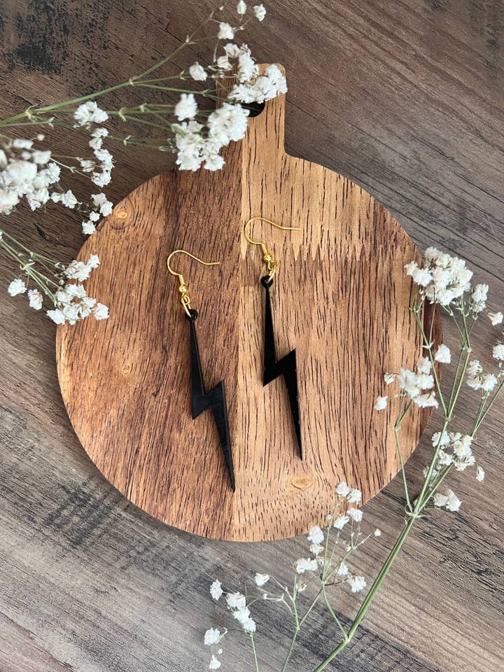 Lightning Bolt Earrings for wholesale by Elby Designs