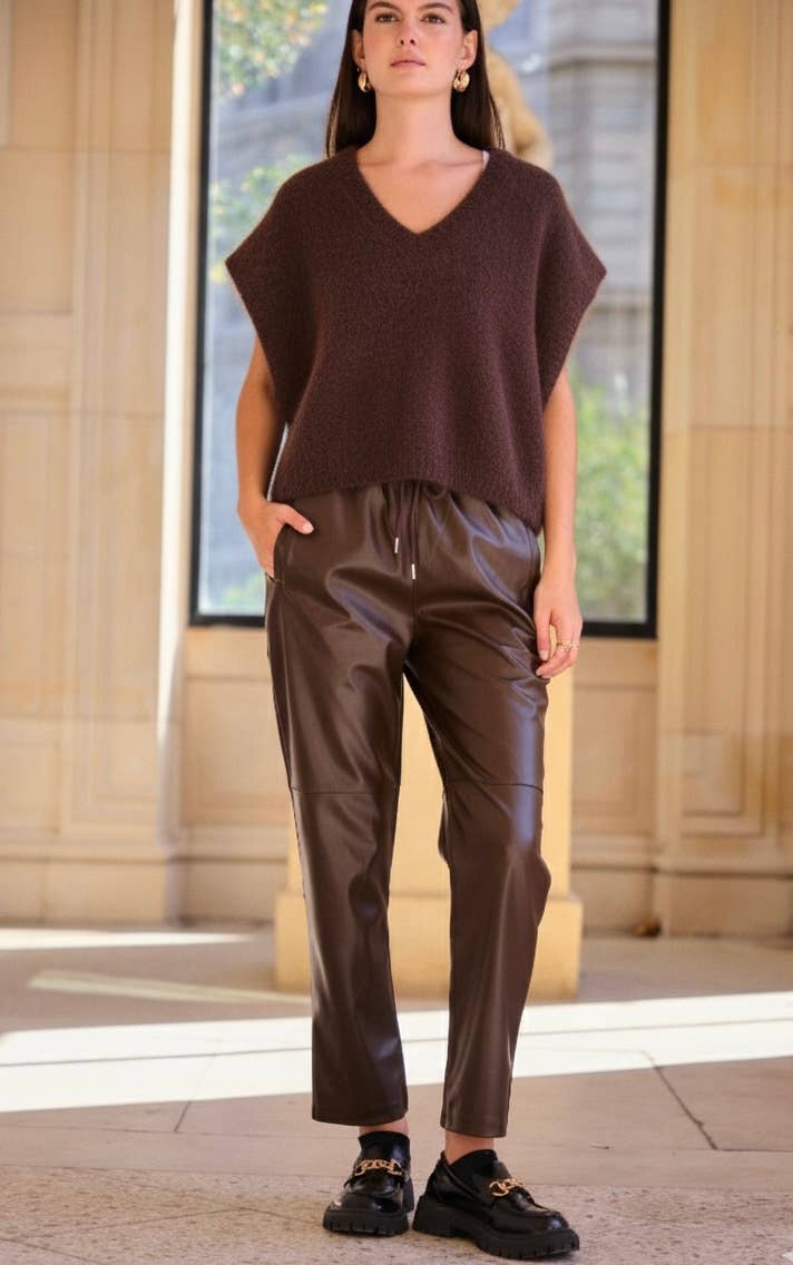 Orice - Vente Cardigan – femme - Gilet sans manche en maille 81% Kid mohair - Orice 0