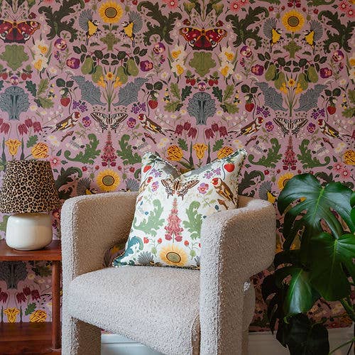 Wear the Walls – wholesale Wallpaper – Admiral Wallpaper In Puce-Pink2