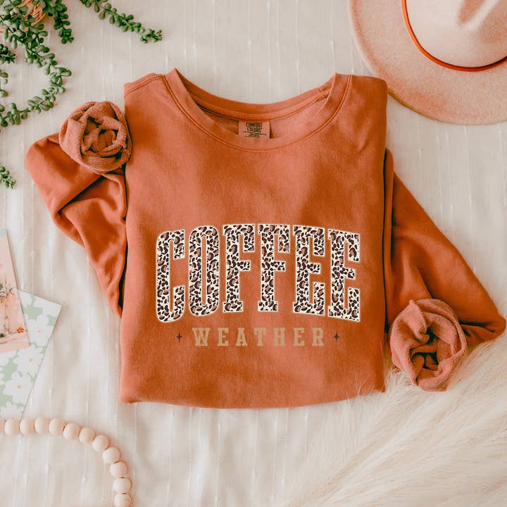 Verita Culture - Wholesale Graphic Sweatshirt - Women's - Coffee Season Fall Autumn Comfort Colors Sweatshirt8