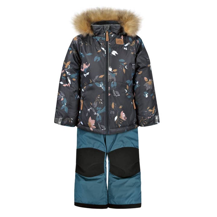 Two piece kid snowsuit - Nature for wholesale by Perlimpinpin