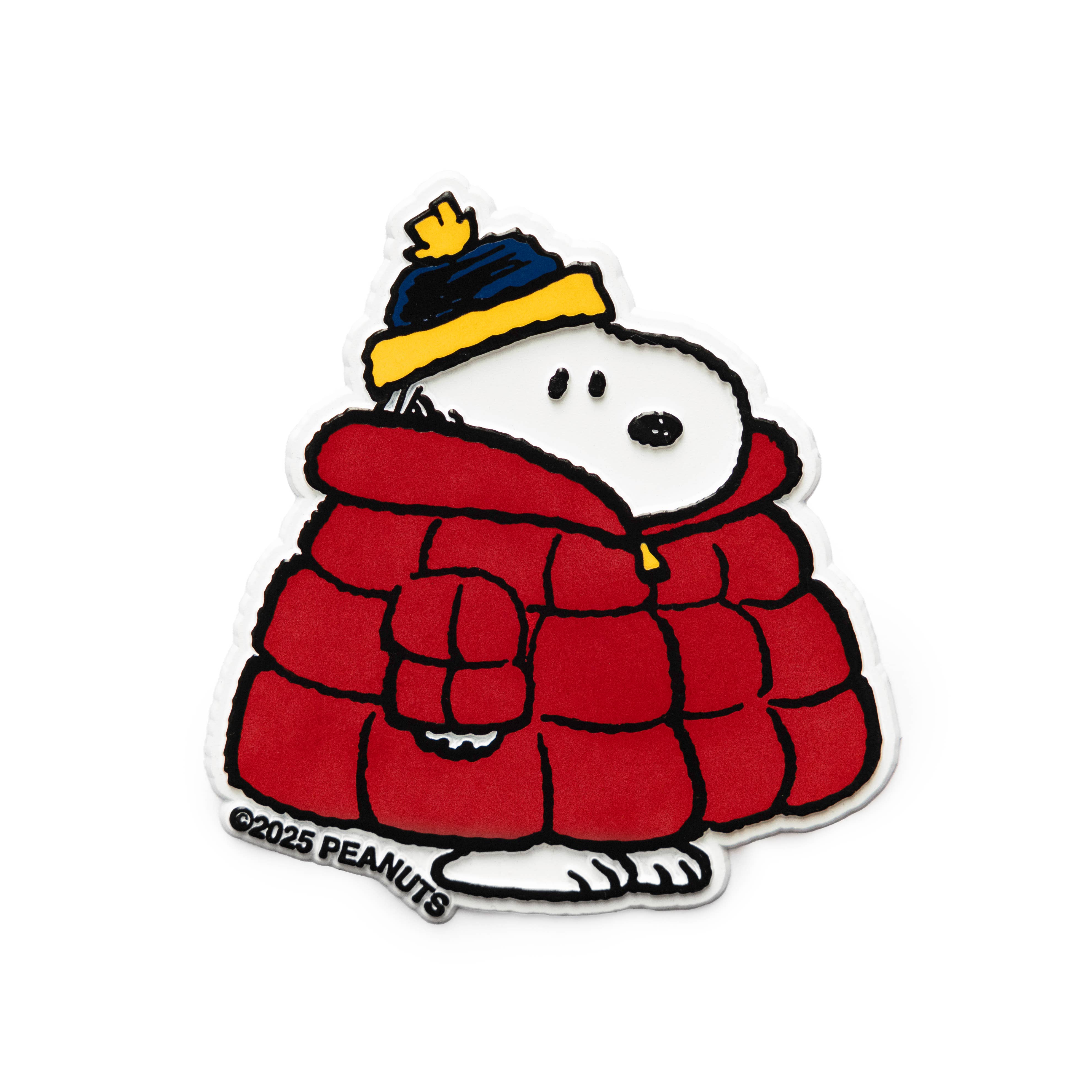 Three Potato Four - Wholesale Magnet - 3P4 x Peanuts® - Snoopy Puffy Coat Classic Fridge Magnet
