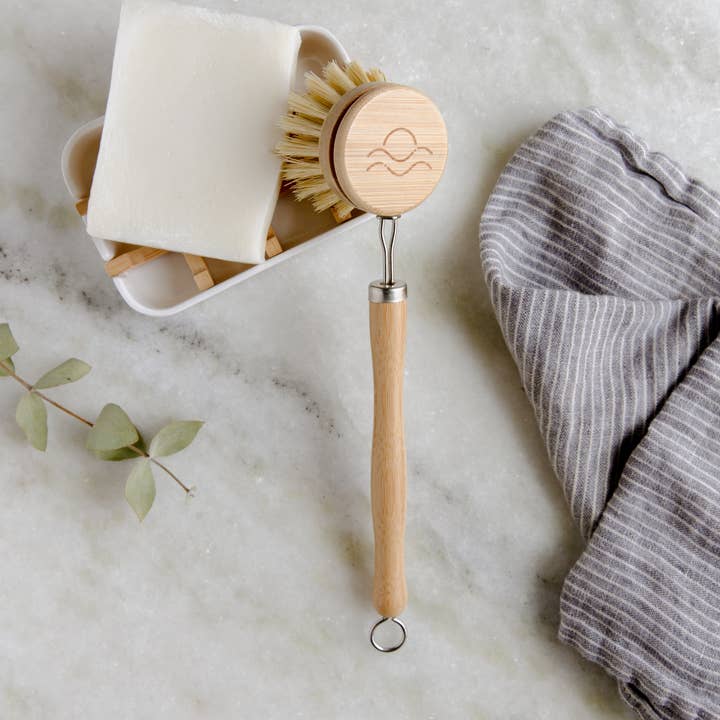 Sisal Dish Brush with Replaceable Head | Eco Friendly for wholesale by Earth Ahead