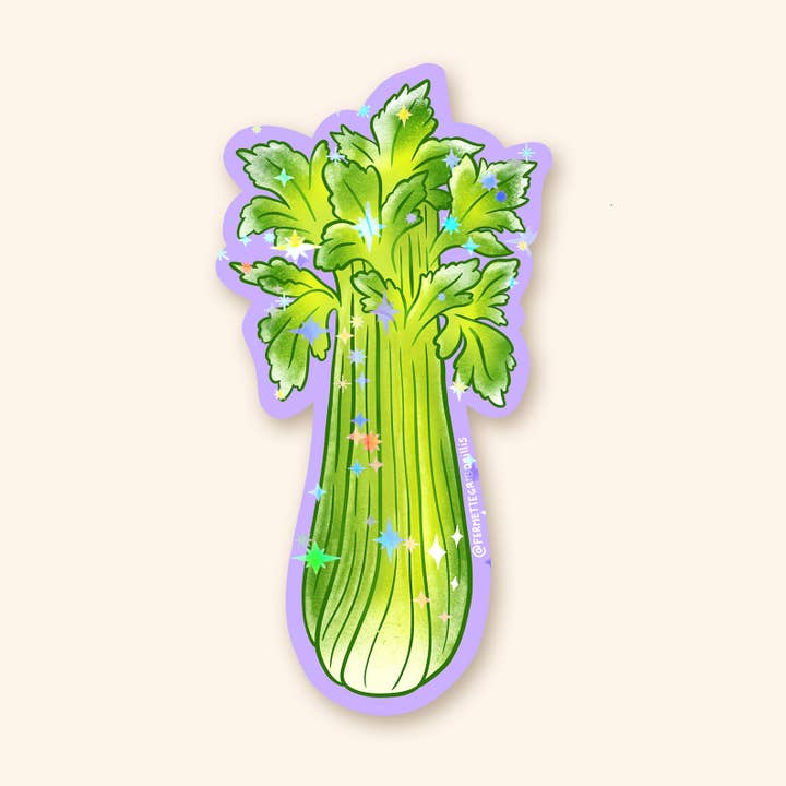 Pegatina de vinilo - Apio para venta al por mayor de Fermette et gribouillis