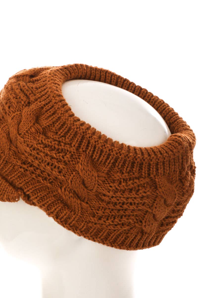 Collections by Fame Accessories - Wholesale Visor - Women's - Crochet Knit Sun Visor1