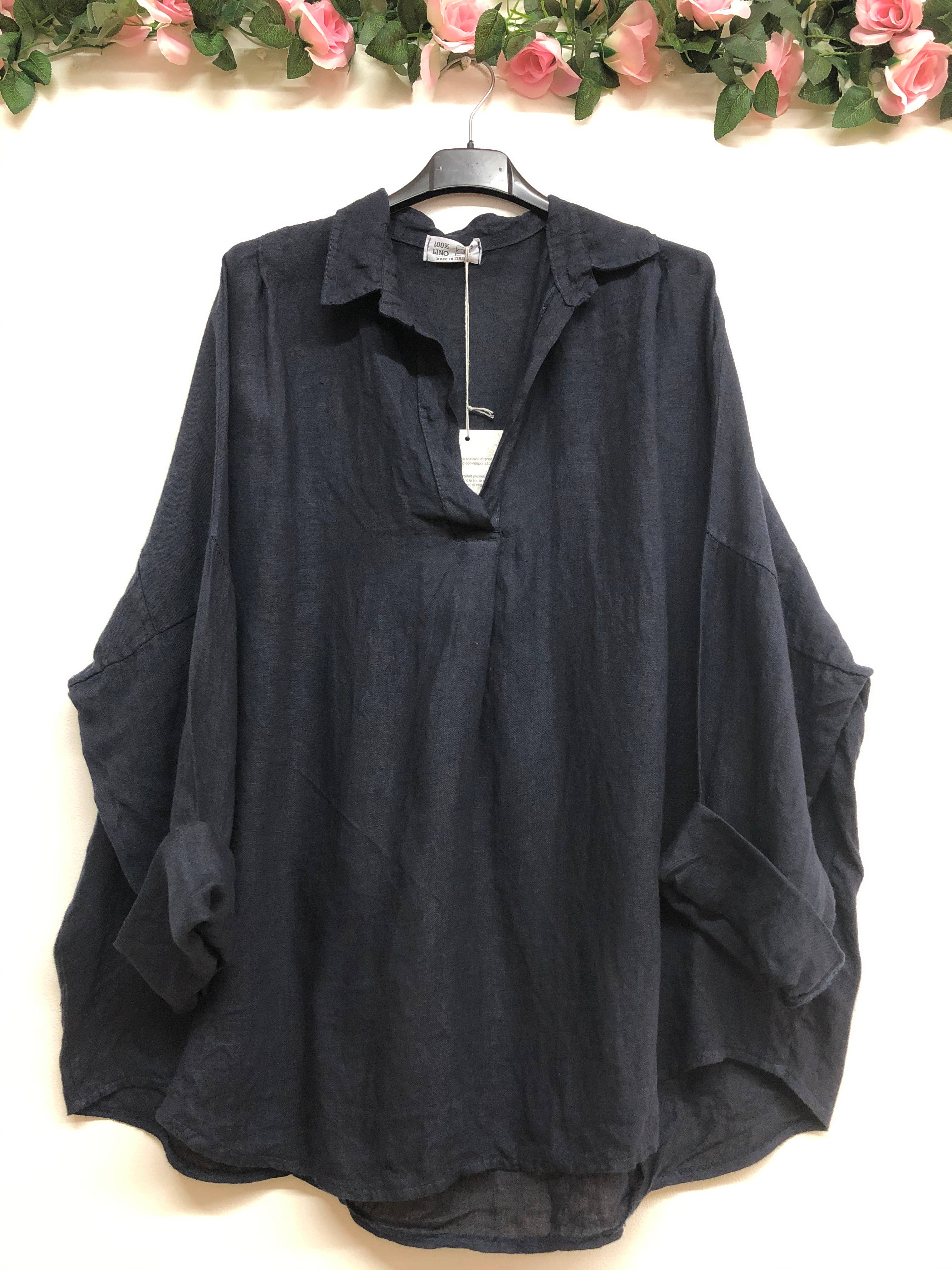 LINEN & COTTON HOUSE – Túnica - Mulher por atacado – CAMISA DE LINHO PARA MULHER 97188ROUPA PRIMAVERA VERÃO37