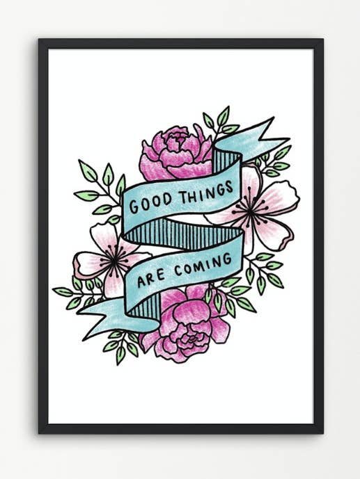 Good Things Print for wholesale by Emily C Designs