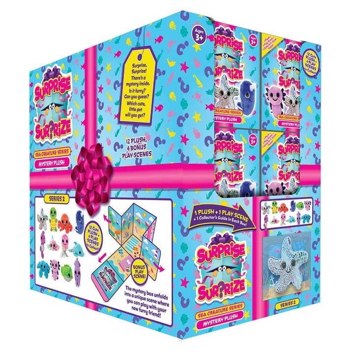 License 2 Play Toys - Wholesale Stuffed/Plush Toy - Kids & Baby - Surprise Surprize Mystery Plush Sea Creatures 17pc Display3