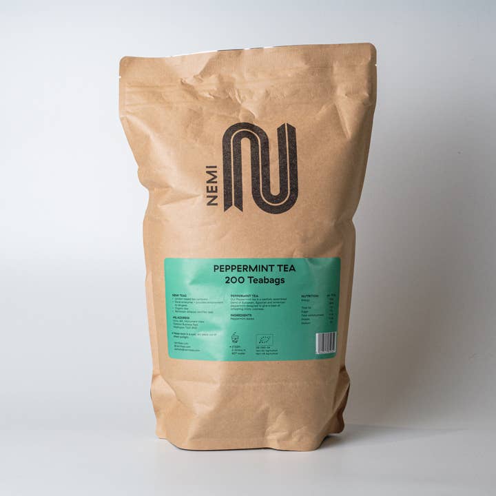 Peppermint 200 Teabags for wholesale by NEMI Teas